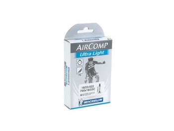 Chambre à air MICHELIN AIRCOMP ultralight A1 700X18/23C Presta 52mm